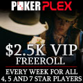 VIP $2,500 FREEROLL